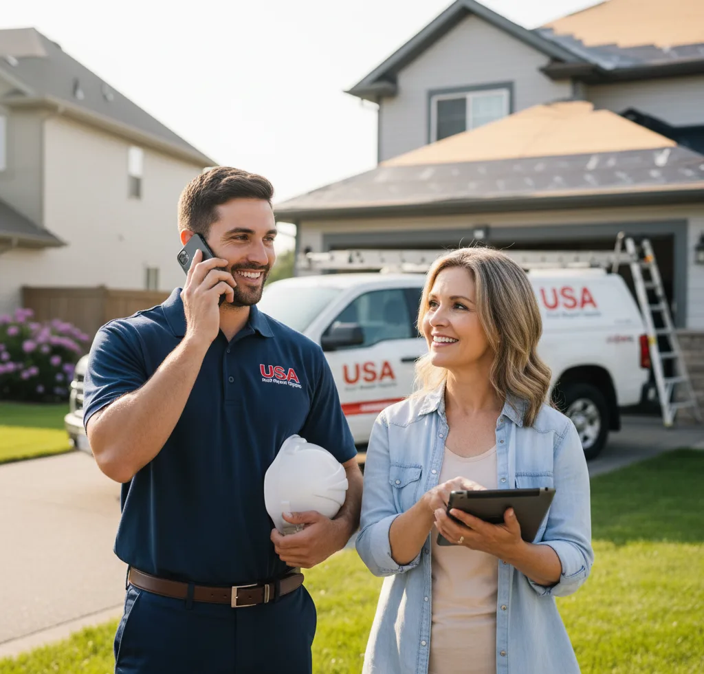 USA Roof Repair Experts customer support in Duvall